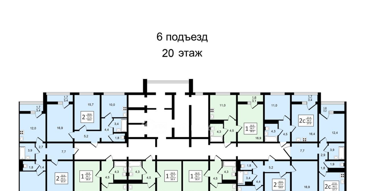 квартира г Воронеж р-н Центральный ул Пескова 8 фото 23