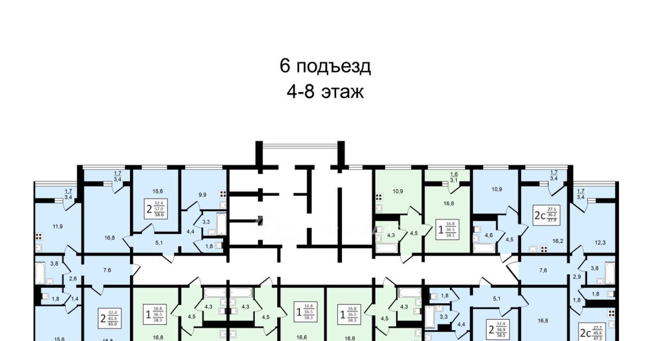 квартира г Воронеж р-н Центральный ул Пескова 8 фото 20