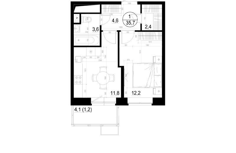 квартира г Одинцово ЖК «Союзный» Одинцово, к 3 фото 1