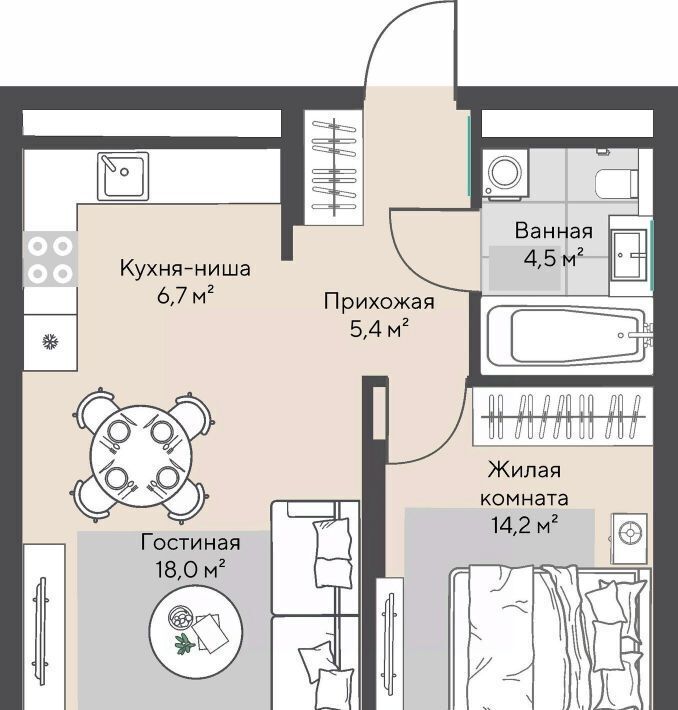 квартира г Екатеринбург Чкаловская ул Белинского 112/3 фото 1