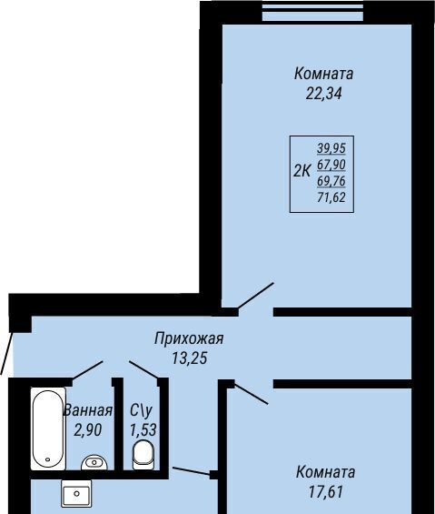 квартира г Иваново р-н Ленинский Юбилейный жилой комплекс фото 1