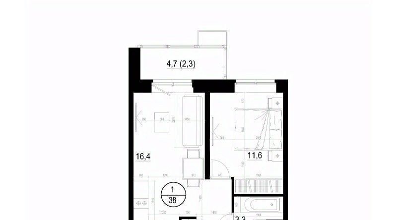 квартира г Одинцово ЖК «Союзный» Одинцово, к 3 фото 1