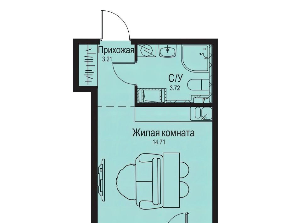 квартира р-н Всеволожский д Новосергиевка Заневское городское поселение, Улица Дыбенко фото 1