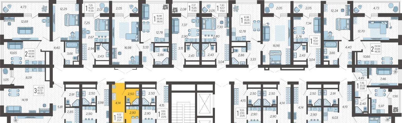 квартира г Сочи р-н Хостинский ЖК «Кислород» 5 фото 2