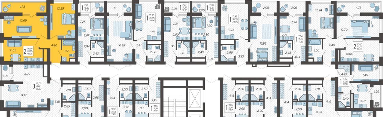 квартира г Сочи р-н Хостинский микрорайон Бытха ул Ясногорская 16/2 12 фото 2
