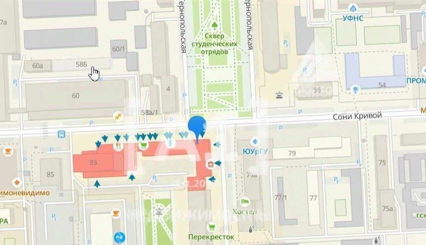 свободного назначения г Челябинск р-н Центральный ул Сони Кривой 83 фото 6