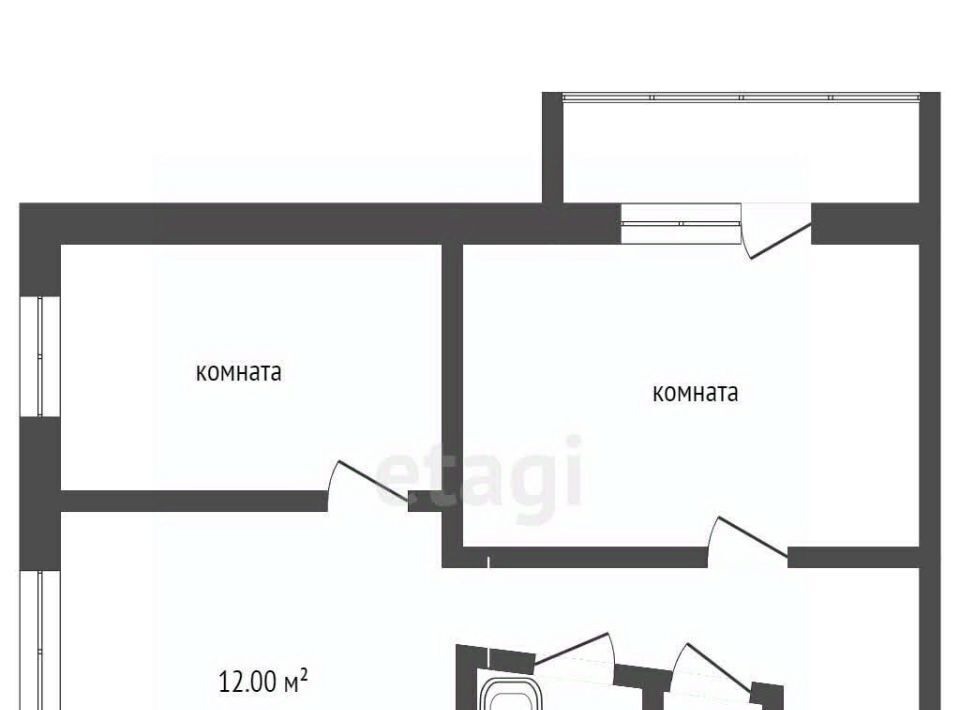 квартира г Калуга п Резвань ул Школьная 11 р-н Ленинский фото 2