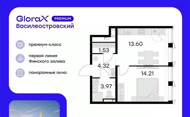 р-н Василеостровский ЖК Глоракс Премиум Василеостровский фото