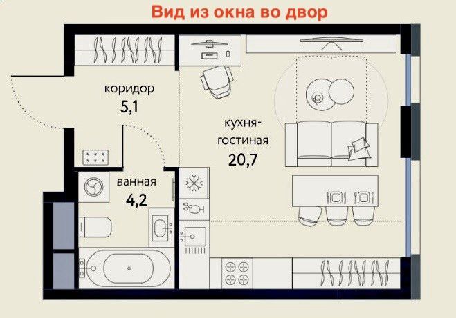 квартира г Москва ул Тагильская 4/4 Восточный административный округ фото 7