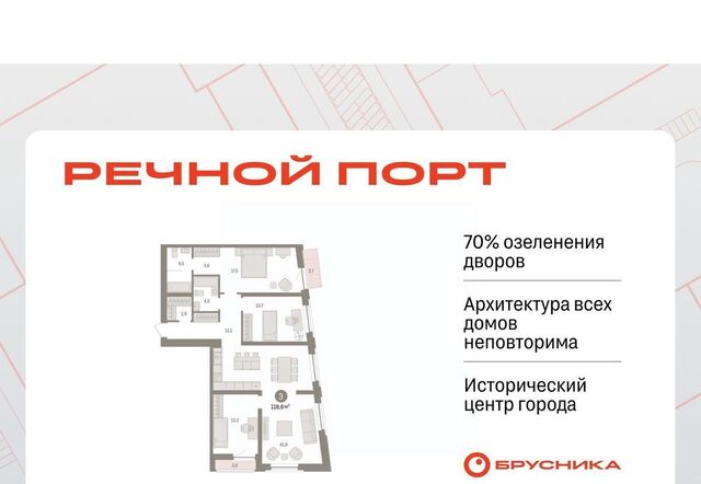 р-н Центральный жилой район «Речной порт» фото