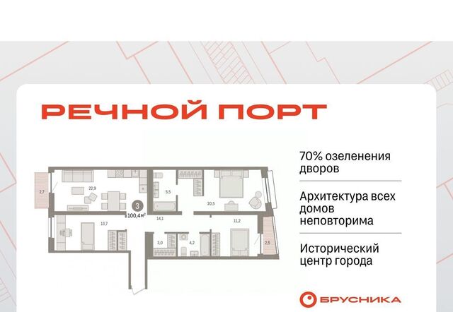 р-н Центральный жилой район «Речной порт» фото