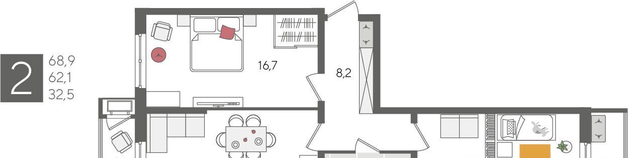 квартира г Краснодар р-н Карасунский ул Новороссийская 102/8к 5 фото 3