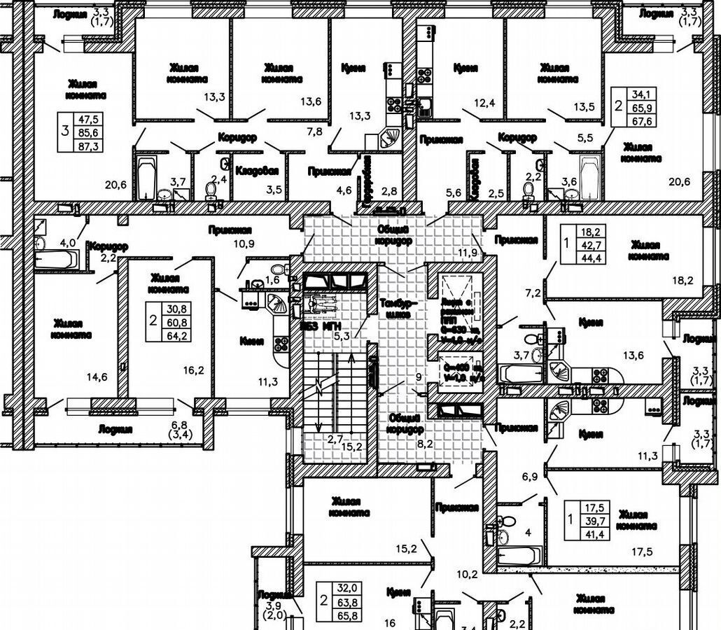 квартира г Воронеж р-н Коминтерновский ул Независимости секц. 1-2 фото 2