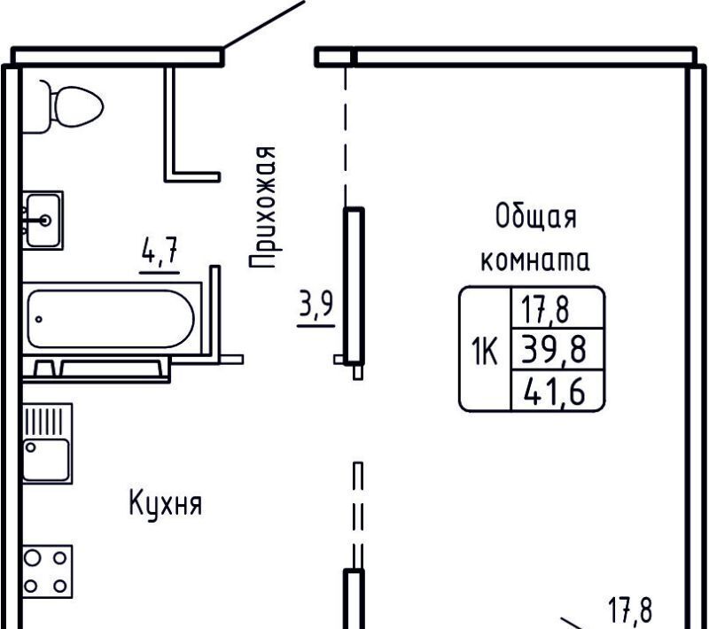 квартира г Новосибирск метро Площадь Гарина-Михайловского фото 1