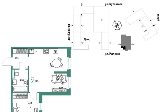 р-н Калининский ул Краснооктябрьская 10к/2 фото