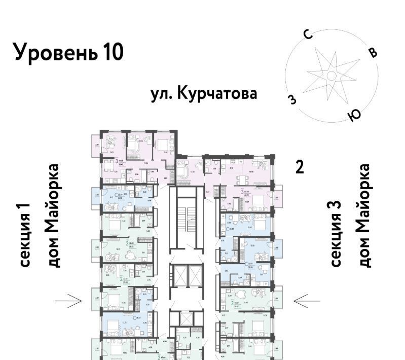 квартира г Тюмень р-н Калининский ул Краснооктябрьская 10к/2 фото 2