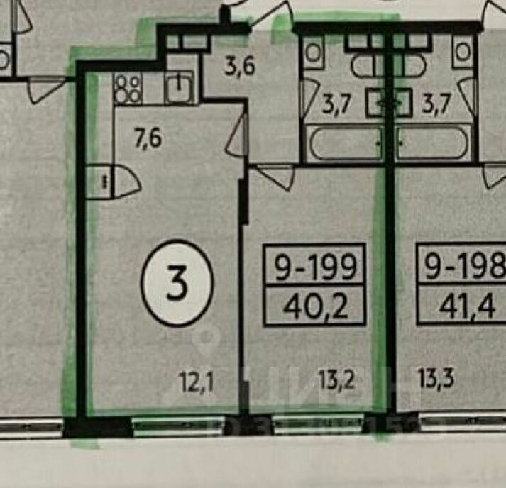 квартира г Москва метро Бунинская аллея ул Бартеневская 18к/2 фото 1