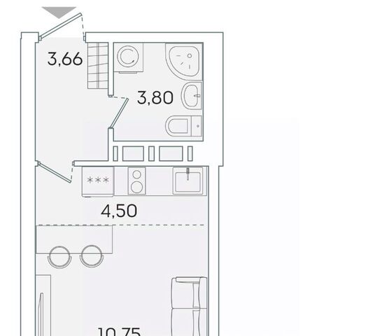 квартира г Мурино ул Графская 6к/1 Девяткино фото