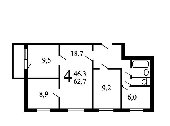 квартира г Москва метро Красногвардейская б-р Ореховый 23к/1 фото 2