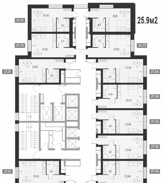 квартира г Москва метро Динамо пр-кт Ленинградский 34а фото 20