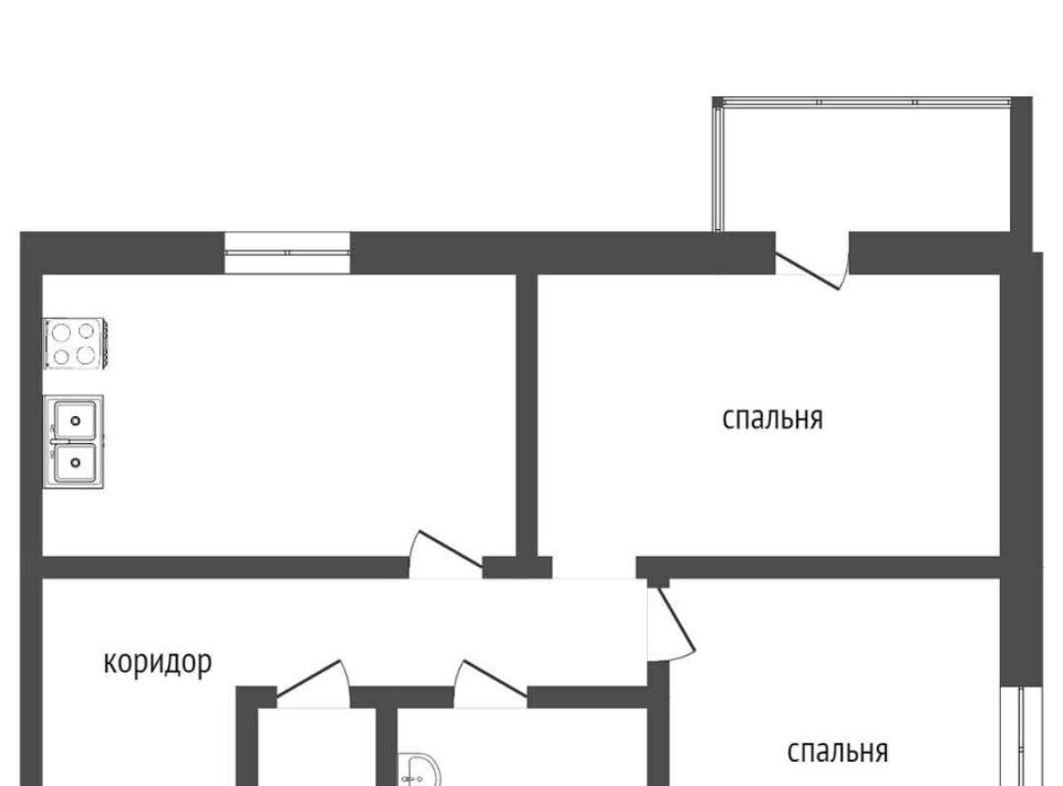 квартира г Тюмень р-н Центральный проезд Тихий 2 фото 2