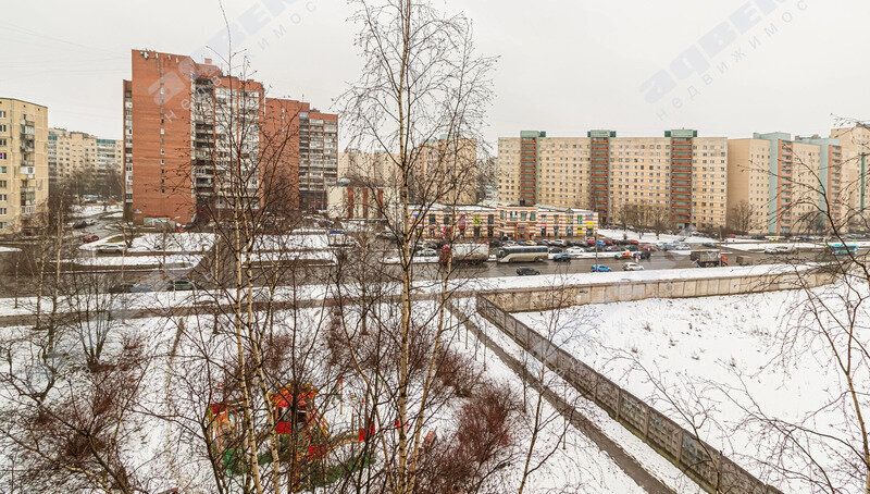 квартира г Санкт-Петербург метро Проспект Большевиков пр-кт Ударников 56к/1 фото 12