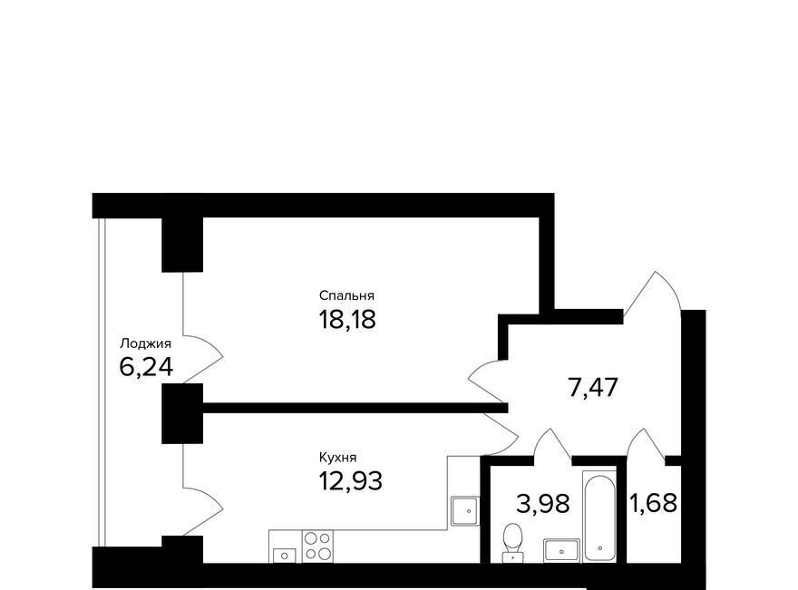 квартира г Ярославль р-н Дзержинский ул Александра Додонова 8к/6 фото 1