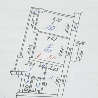 квартира г Новокузнецк р-н Кузнецкий ул Обнорского 1 фото 24