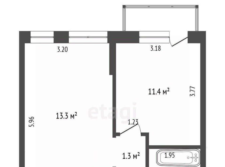 квартира г Тюмень р-н Центральный ул Газовиков 38к/2 фото 2