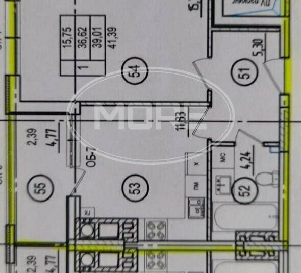 квартира г Калининград ул Генерал-фельдмаршала Румянцева 11 фото 1