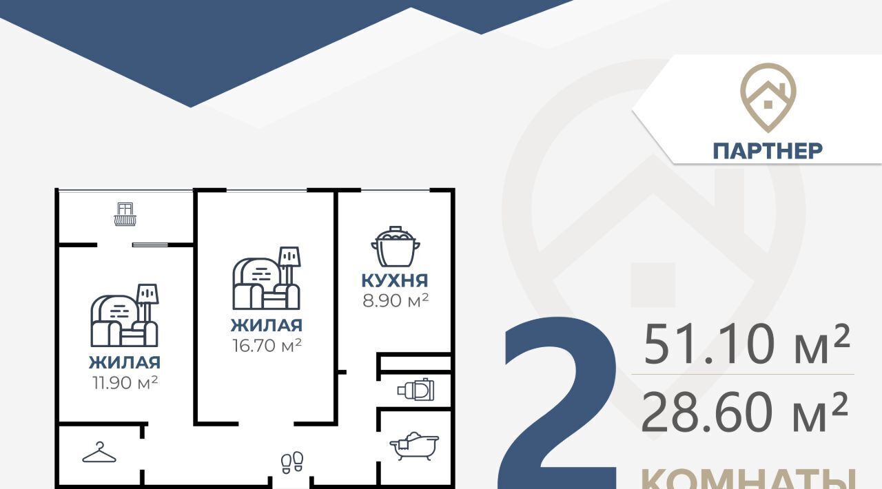 квартира г Волгоград р-н Краснооктябрьский ул им. Рихарда Зорге 60 фото 2