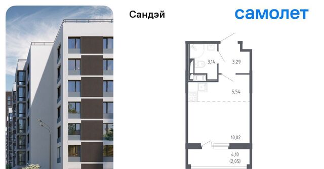 метро Проспект Ветеранов ЖК «Сандэй» 7/3 фото