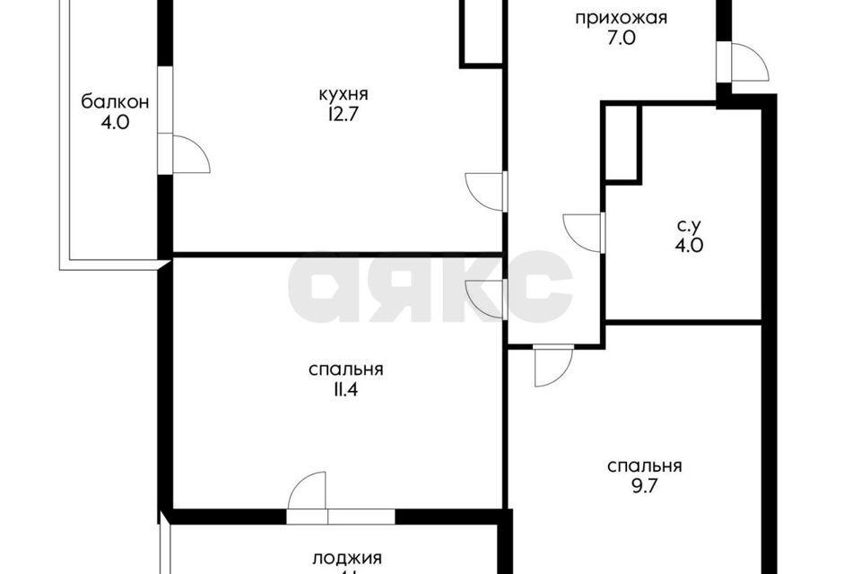 квартира г Краснодар ул им. Героя Ростовского 1 Краснодар городской округ, 8 / улица Нурмагомеда Гаржимагомедова фото 5