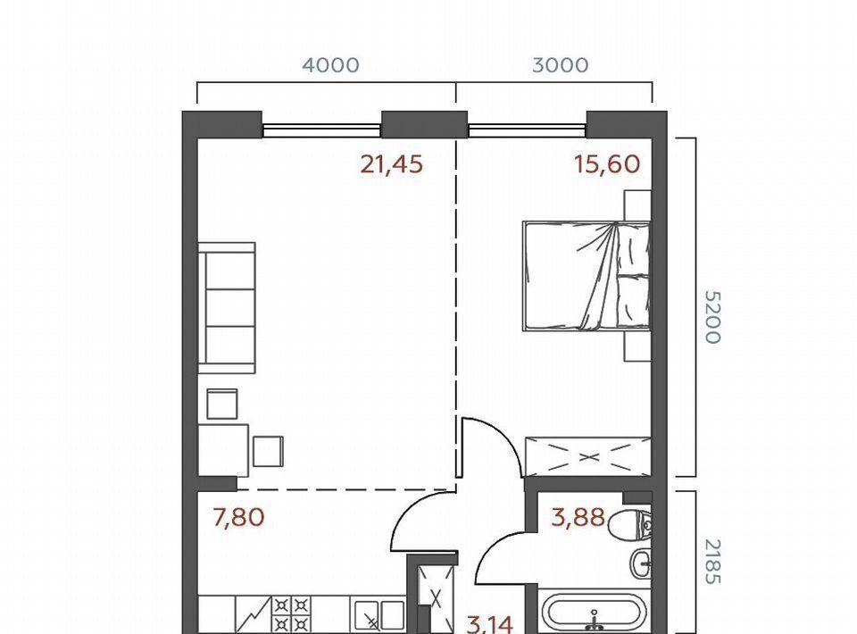 квартира г Иркутск р-н Октябрьский ул 6-я Советская 2 фото 3