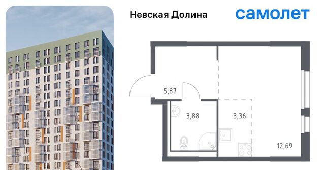 ЖК «Невская Долина» 1/3 Свердловское городское поселение, Пролетарская фото