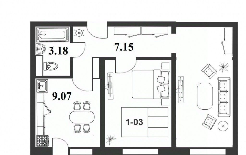 квартира г Великий Новгород ул Королёва 22к/1 фото 1
