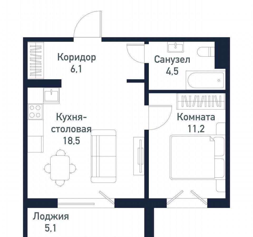 квартира р-н Сосновский п Терема д. 43, Челябинск фото 13