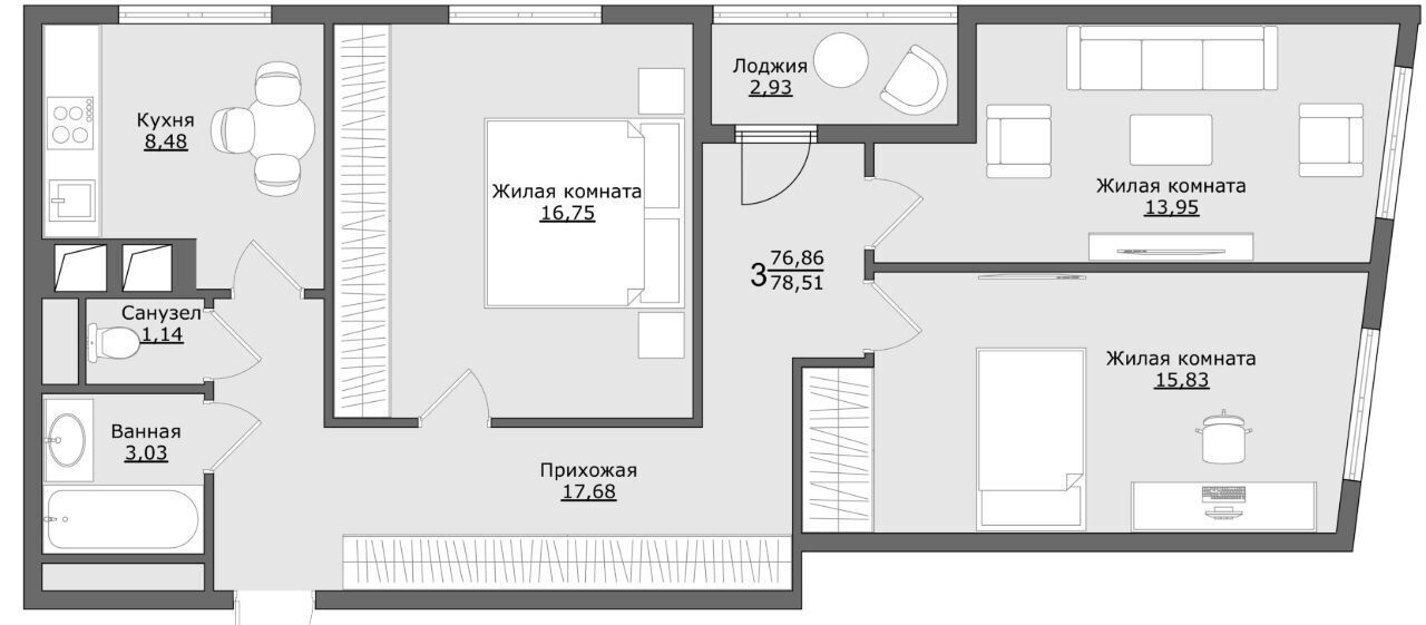 квартира городской округ Сергиево-Посадский г Хотьково фото 1