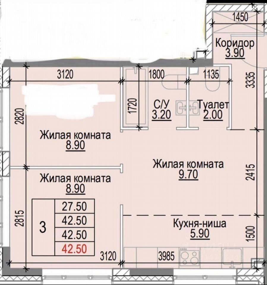 квартира г Москва ЗАО Западное Дегунино ул Летчика Осканова 6 ЖК «Тринити-2» Московская область фото 31