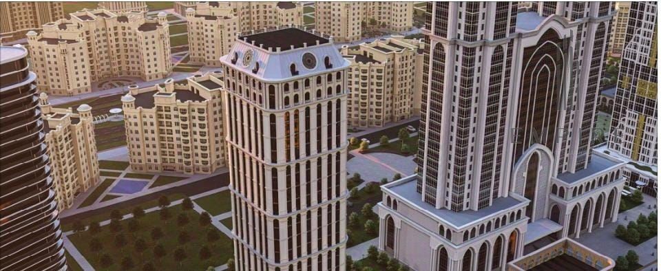 квартира г Грозный р-н Заводской ул. Хамзата У. Орзамиева, 1 фото 5