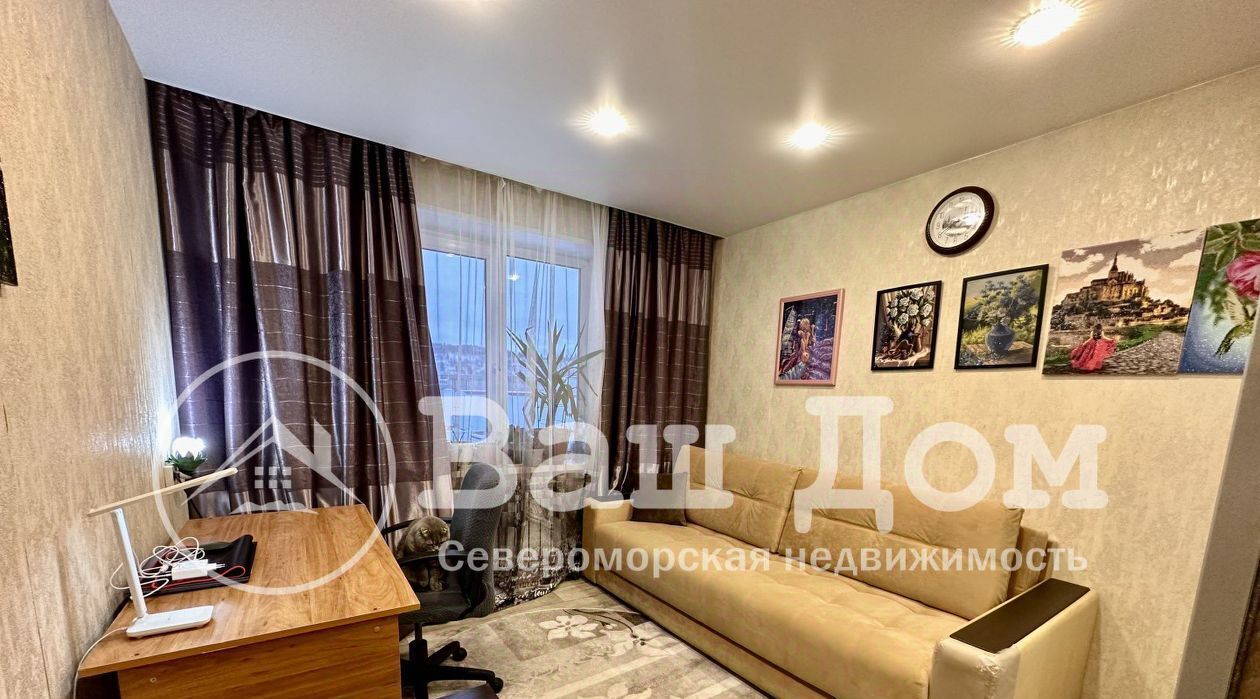 квартира г Североморск ул Авиаторов 8 фото 3