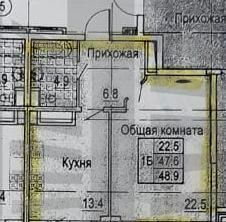 квартира г Краснодар р-н Западный пр-кт Чекистов 26 ЖК «Юбилейный» фото 19