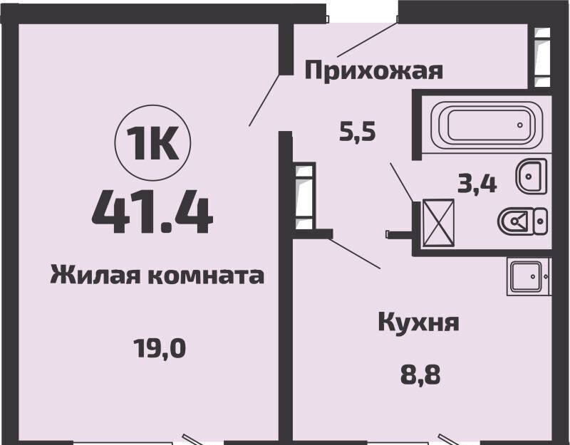 квартира р-н Новосибирский п Садовый Станционный сельсовет, Заельцовская, ул. Онежская, 4 фото 1