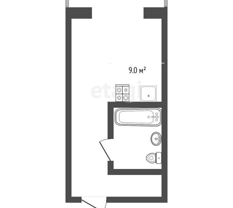 квартира г Тюмень ул Домостроителей 26к/2 фото 1