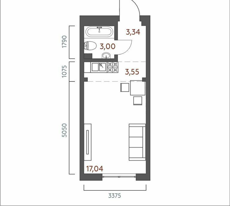 квартира г Иркутск ул 6-я Советская 2 фото 1