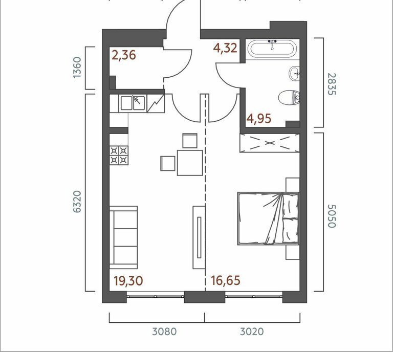 квартира г Иркутск ул 6-я Советская 2 фото 1