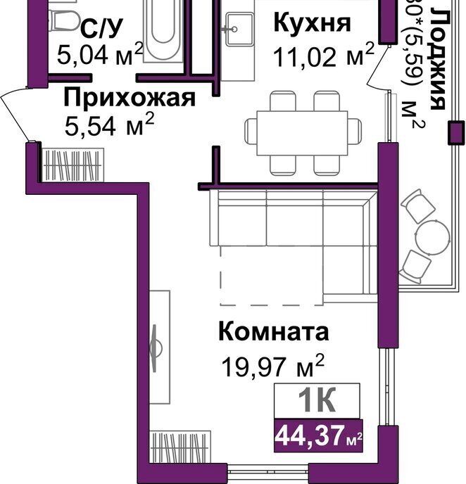 квартира г Симферополь р-н Центральный жилой комплекс Город Мира фото 2