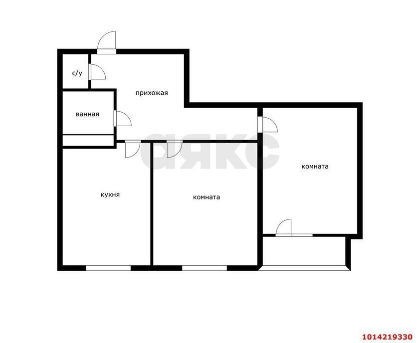 квартира г Краснодар р-н Прикубанский ул Домбайская 10/2 фото 13