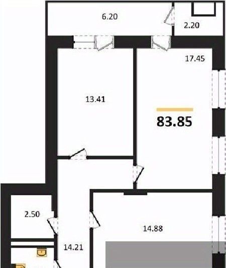 квартира г Воронеж р-н Ленинский ул Донбасская 25к/3 фото 1