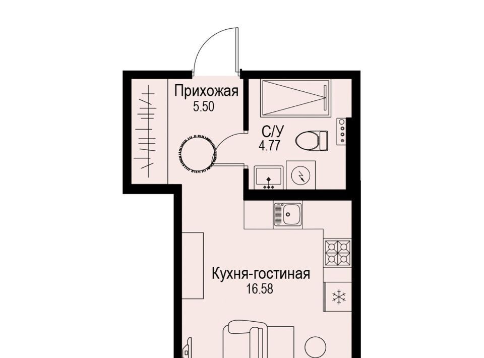квартира г Санкт-Петербург метро Петроградская ул Профессора Попова 38 фото 1